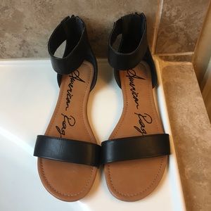 Essential black sandals by American Rag